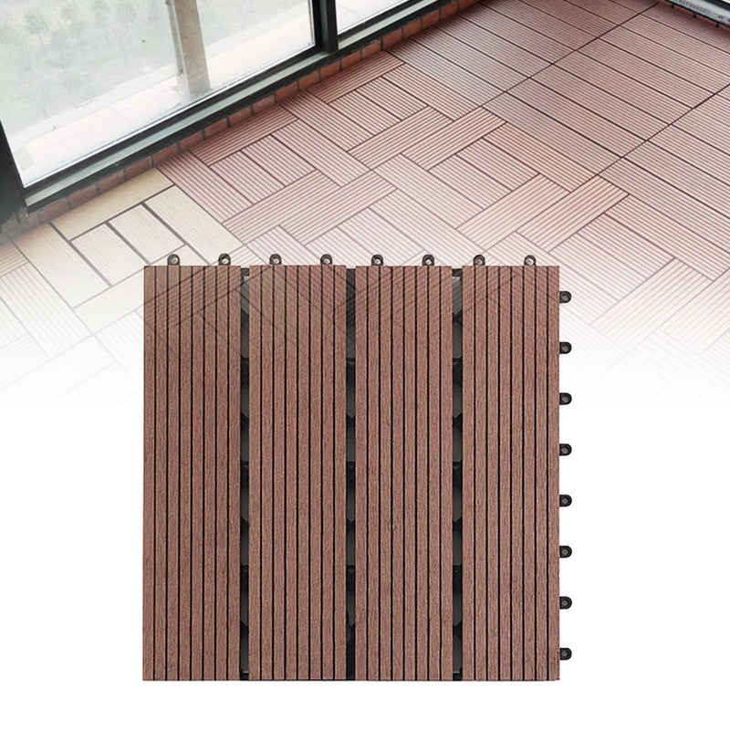 Tiles Easy Fit Anti-Corrosion 30x30cm Outdoor Waterproof Board Terrace DIY Splicing Accessories Garden Balcony Floor Decking