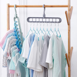 Magic Multi-port Support Circle Clothes Hanger Clothes Drying Rack Multifunction Plastic Clothes Hangers Home Storage Hangers