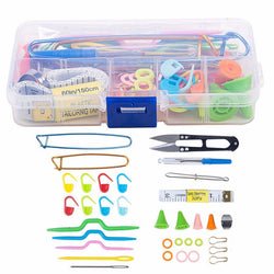 Useful Ful Knitting Tools Kit Crochet Needle Hook Accessories DIY Knitting Supplies with Case Kids Stuff  Knitting Kit